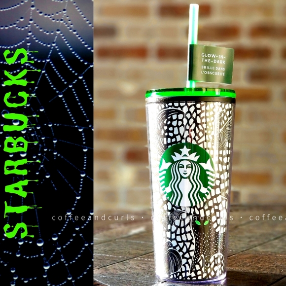 LAST! Starbucks Glow In The Dark Tumbler 12oz Halloween 2020 - Picture 1 of 10